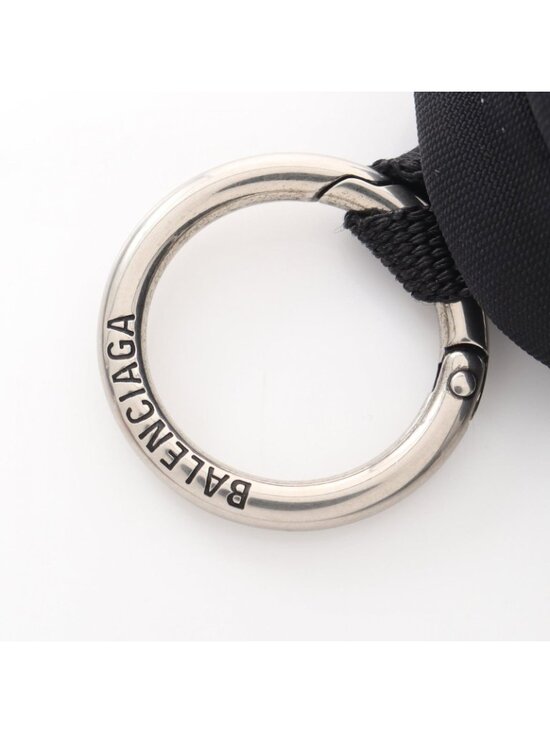 Balenciaga Charm Micro Backpack Black Nylon